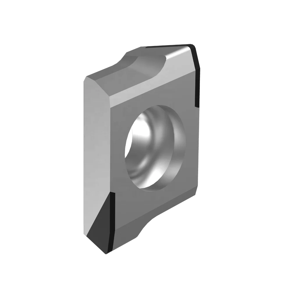 Worldia Polycrystalline diamond insert corner radii BEHW1204EZFR1-PT PCD Insert 75 Corner Edge BS 0.1 / 0.2 tip 4 mm.for Milling