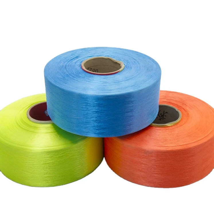 FDY Eco Friendly Color 100% Polyester Yarn for webbing
