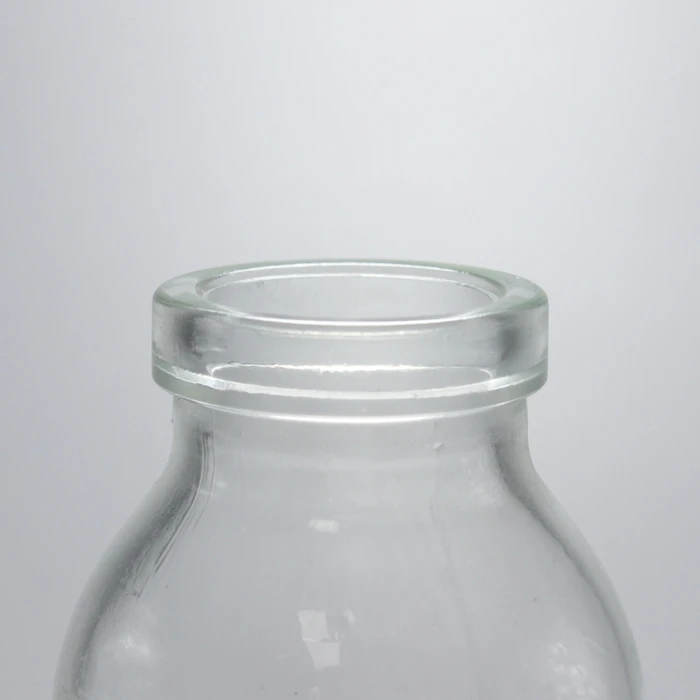 100ml 32mm Wide Mouth Clear Pharmaceutical Infusion Glass Bottle