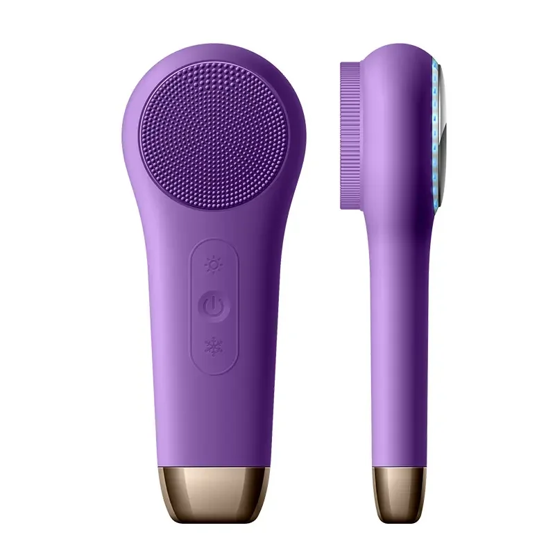 New Waterproof Wash Cleaning Machine Waterproof Soft Silicone Electric Cleansing Facial Massager Face Washing Brush