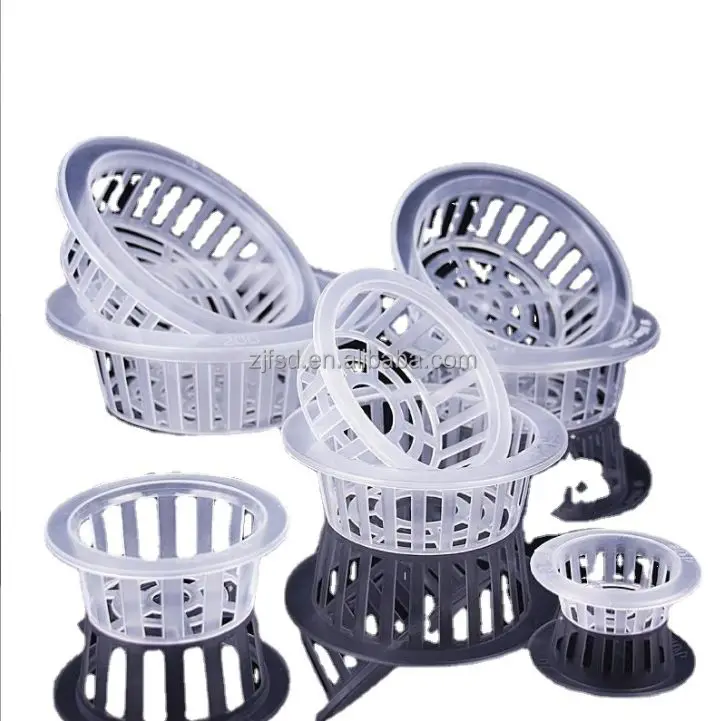 3 inch Plastic Mesh Pot Garden Plant Grow Vegetable Round Basket Soiless Cultivation Hydroponic Pots