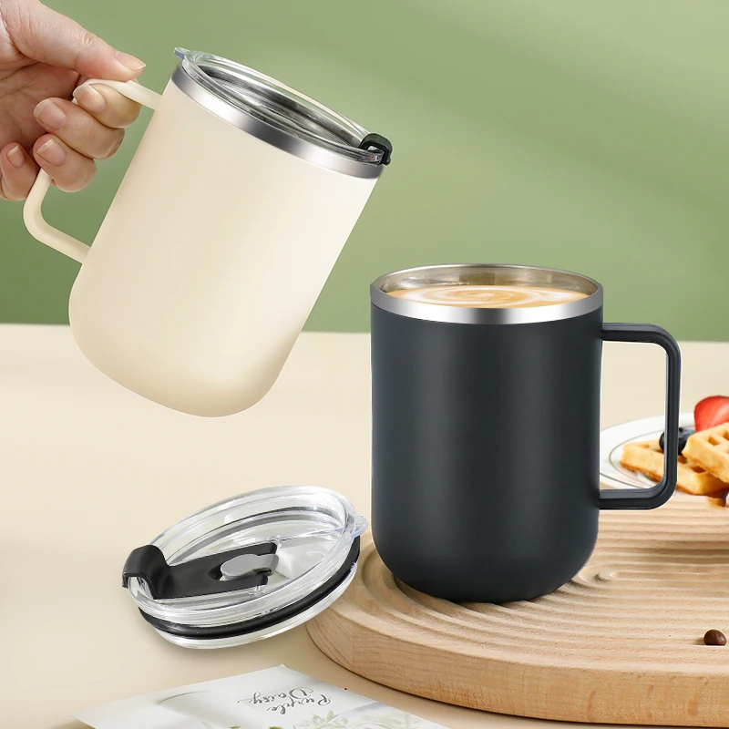 Customized High Quality Stainless Steel Sublimation Mug Coffee Tea With Handle