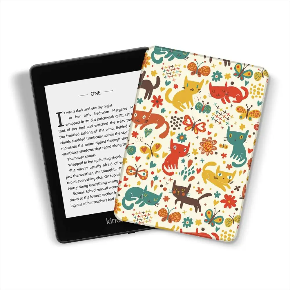 smart case for kindle paperwhite 2019 support customized design for kindle kid cover
