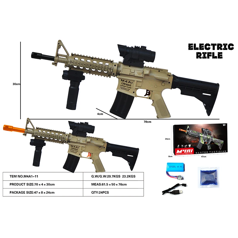 Realistic Water Bullets Gun Toy Assembly Safe Funny Water Bullets Gun Model Ornament Weapon Toy For Kids