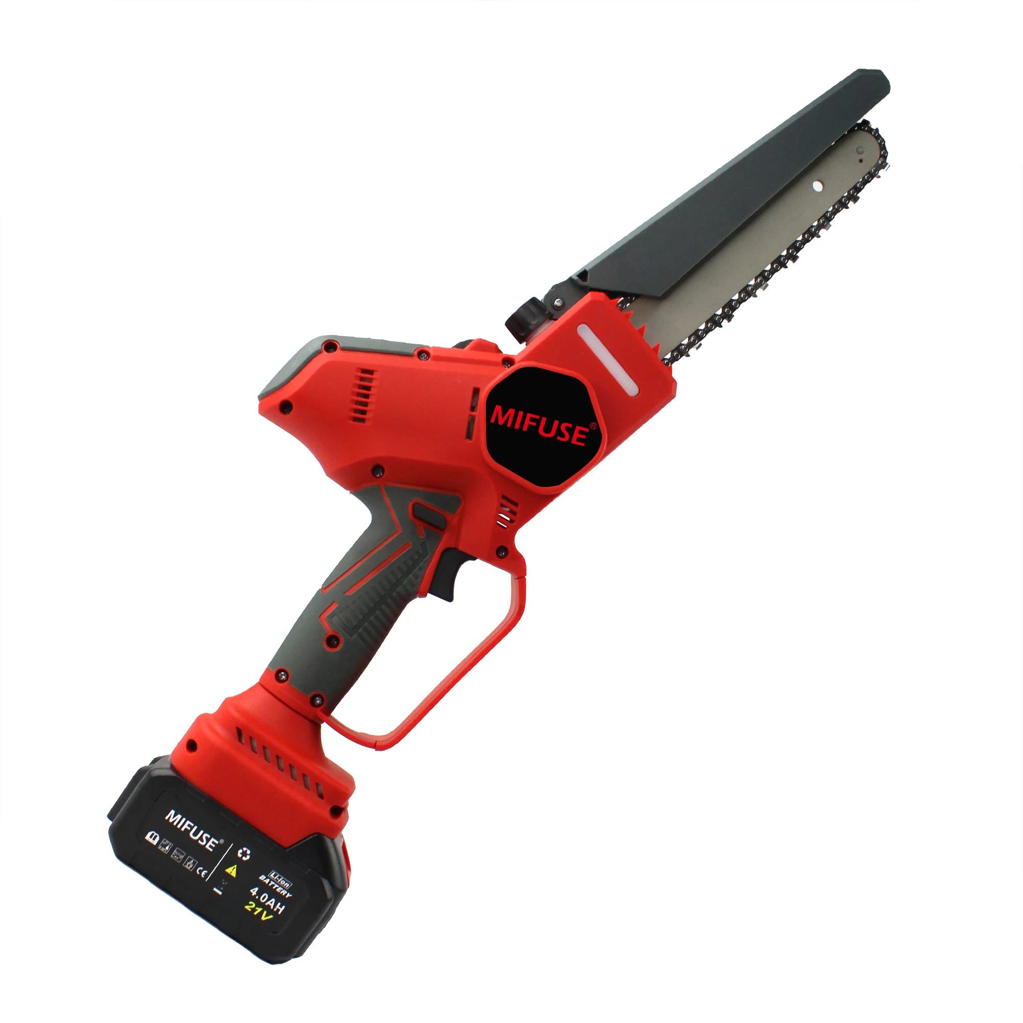 Professional Cordless China Made Chainsaw Portable Battery Powered 21V Chain Saw Brushless Chainsaw