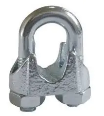 Heavy Duty Rigging Hardware Metric DIN741 wire rope clip/galvanized fastener wire rope clip