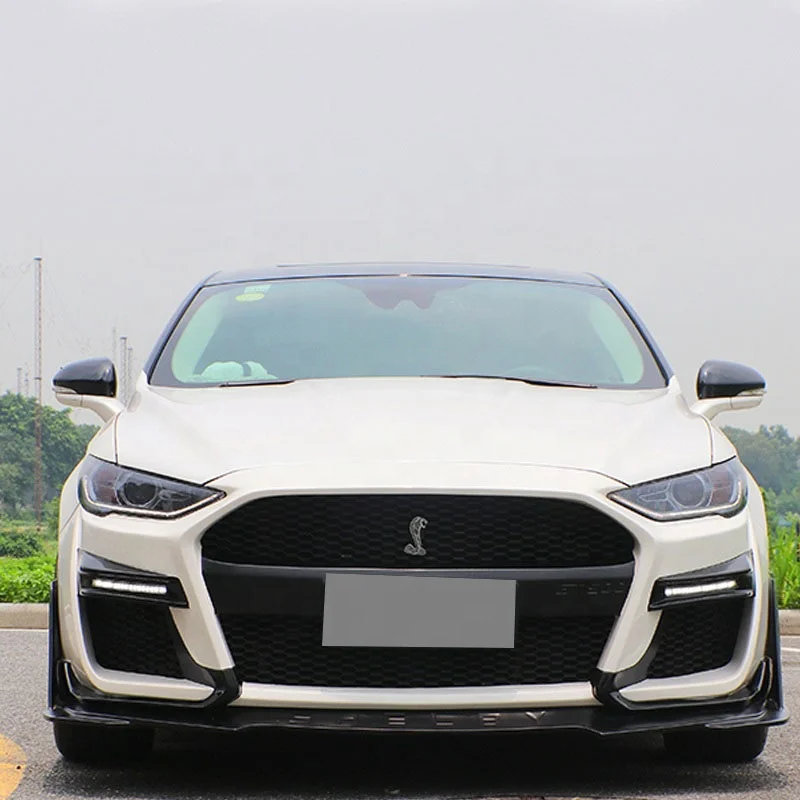 Runde новейший бампер для 13-20 Ford Mondeo Upgrade GFT BodyKit Shelby Style Mustang GT500 передний решетка Передняя