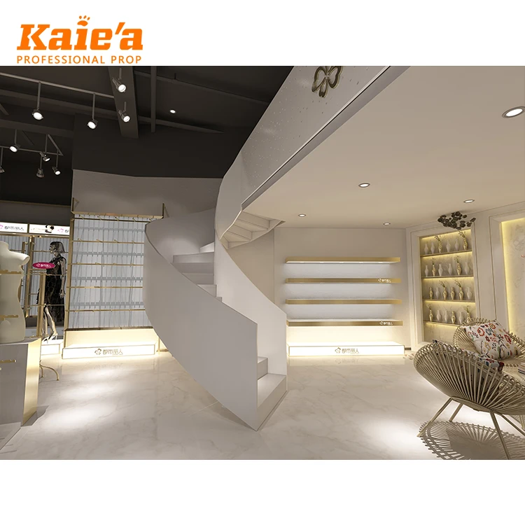 Fashionable Garment Shops Stands Clothes Rack Gold Metal Retail Clothing Store Display Racks For Boutique