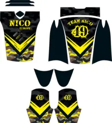 Wholesale Custom Latest Sublimation Paintball Jersey