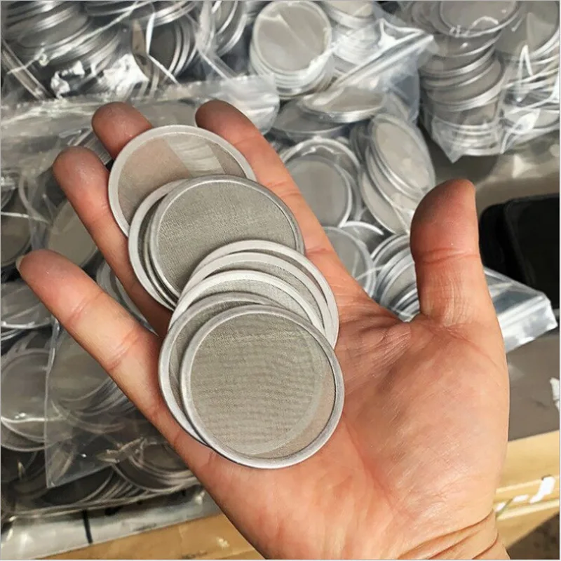 Stainless steel filter industrial machinery  filter screen round plain braided filter screen