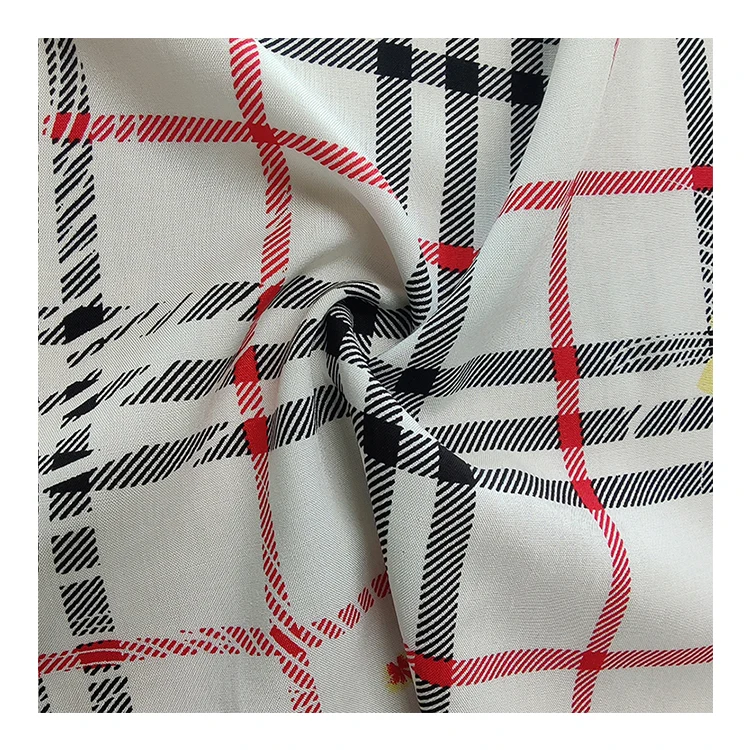 
No Moq digital printed custom design rayon Woven Floral Design Fabric Supplier 