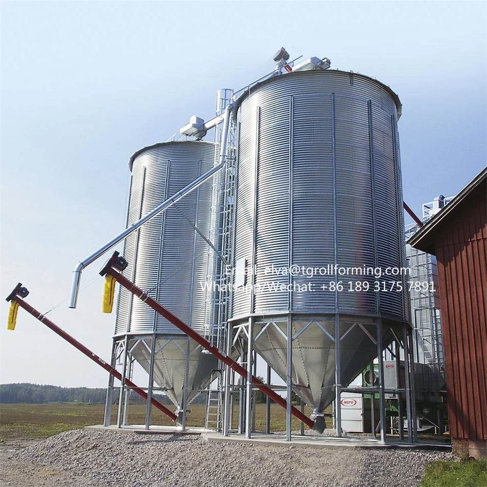 Silo sidewall sheet machine grain steel silo bodysheet machine with high quality