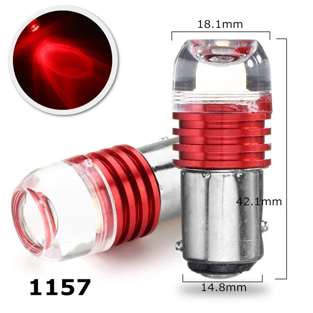 BAY15D 1157 P21/5W P27/7W W21/5W 3157 7440 T25 strobe flash light brake blink light Lamp Bulb DC12 red white Auto Tail Stop