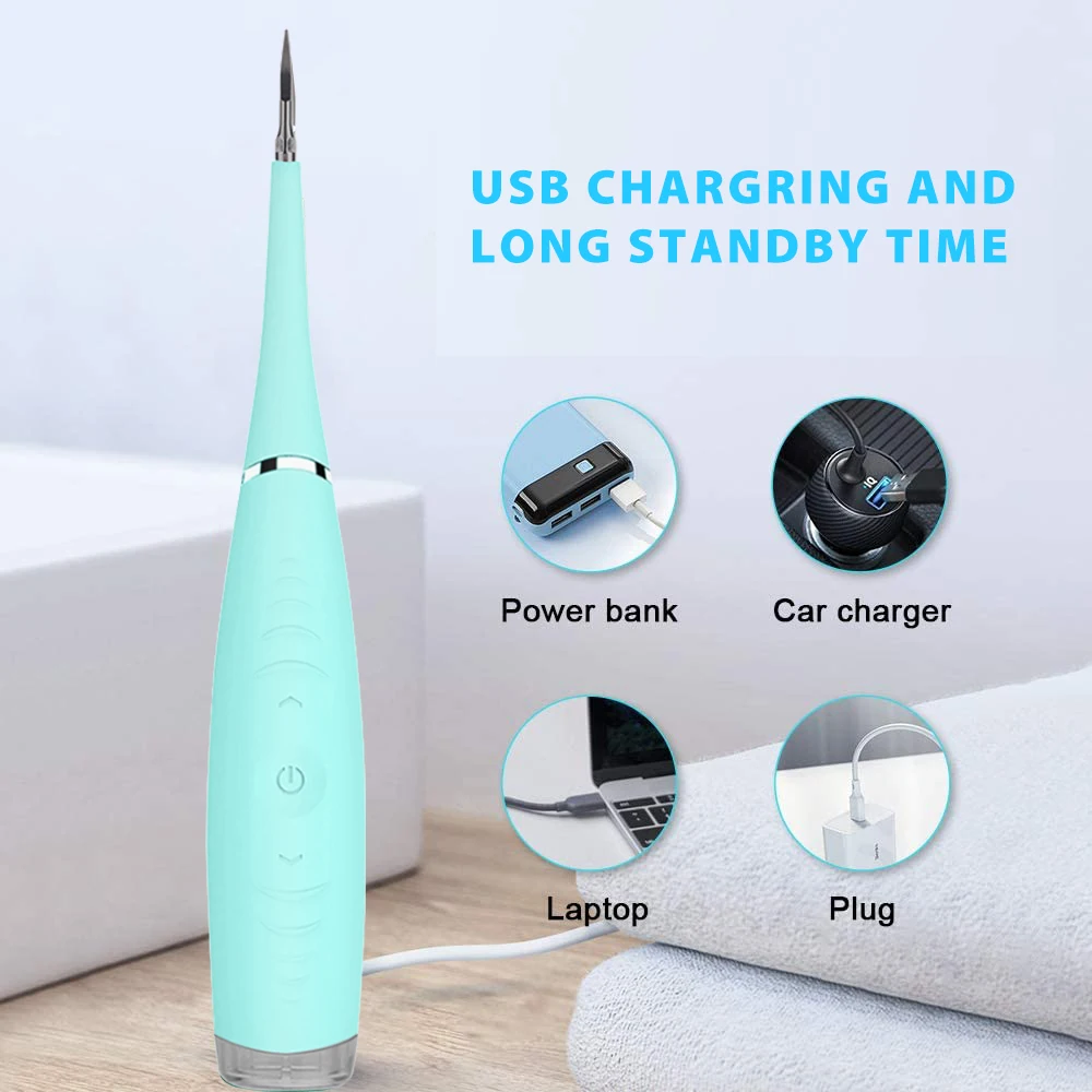 Ultrasonic Teeth Deep Cleaning Waterproof Personal Care Teeth Whitening Machine Plaque Remover For Dental Teeth Cleaning Kit