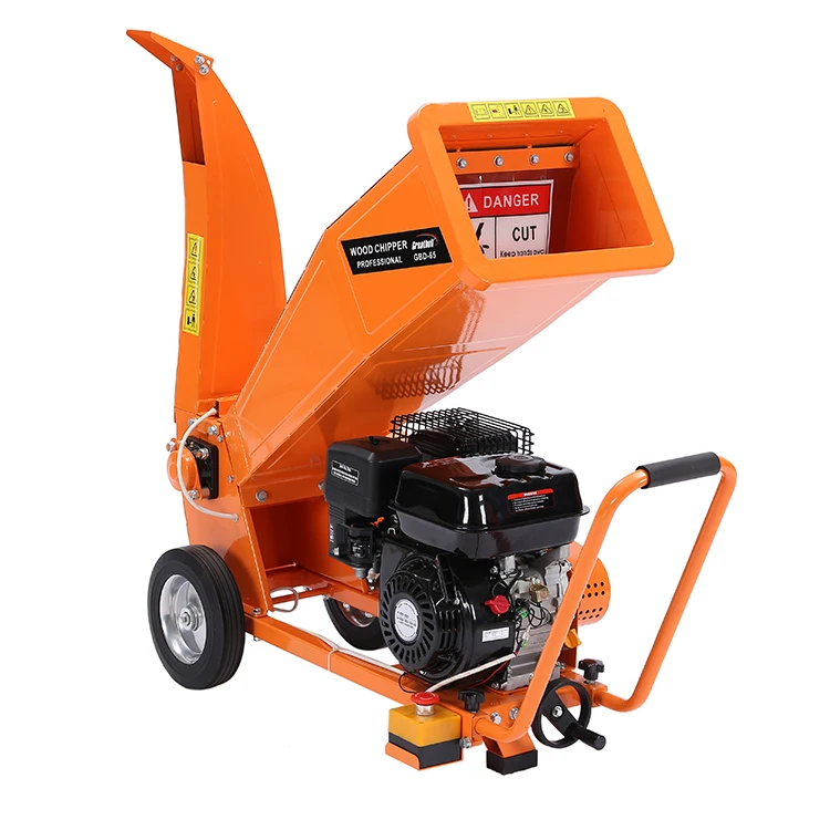 
6.5HP Gasoline 4 Stroke Wood Machine Waste Leaf Branch Chipper Shredder 