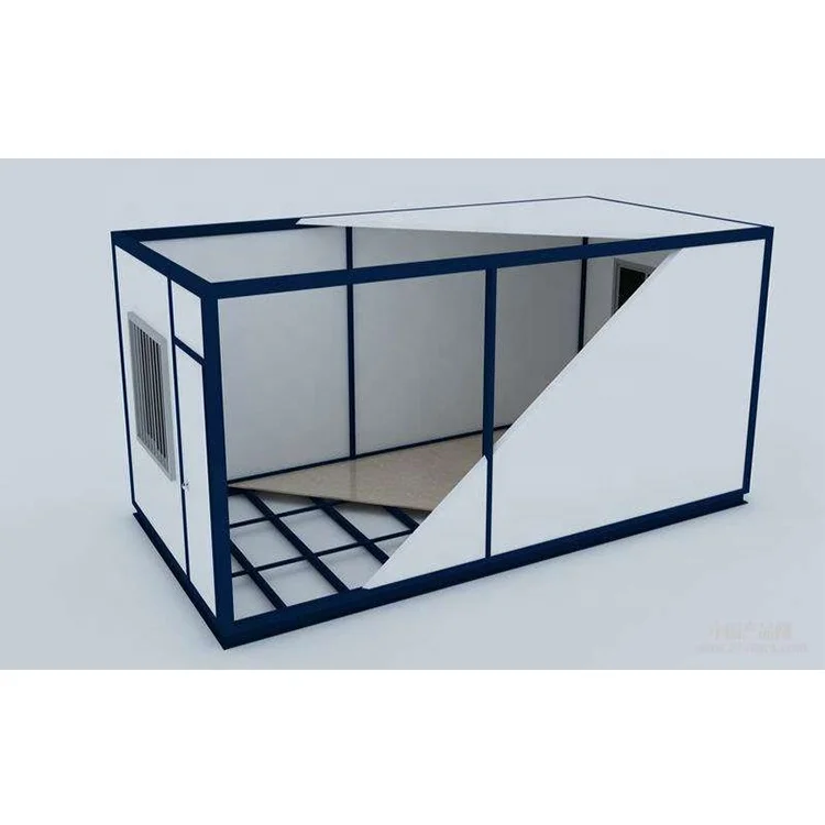 3x6 m prefab ware house storage flat pack quick build container house 1 bedroom