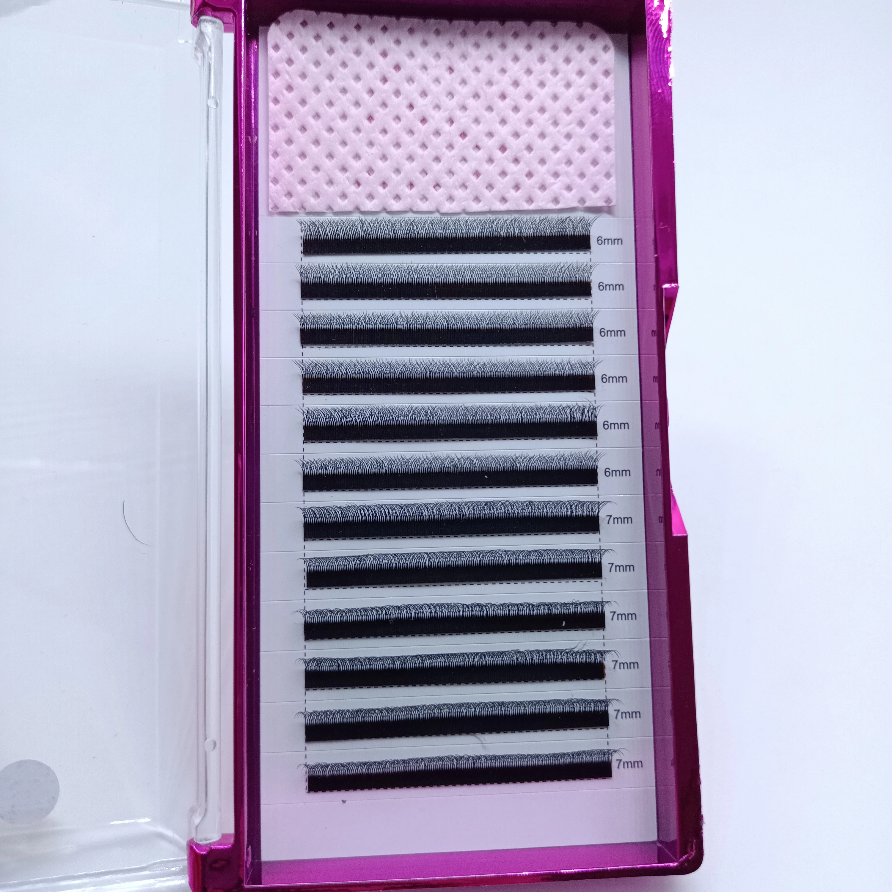 New Arrival W3d Lashes Yy Eyelash Extensions With 6mm and 7mm