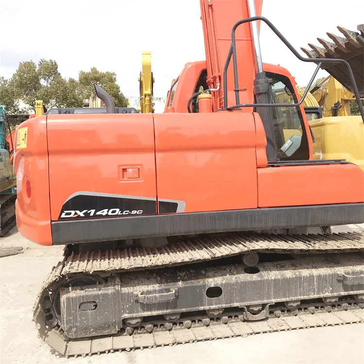 Made in Korea  earth-moving machinery 14 ton used doosan dx 140 dx140 dx140-9 excavator for sale