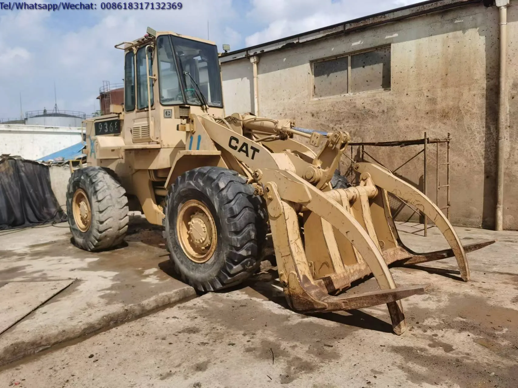 Колесный погрузчик Cat 936E 3 Тонны с вилкой подержанный гусеничный 936F 966H тонны 6 тонн фронтальный