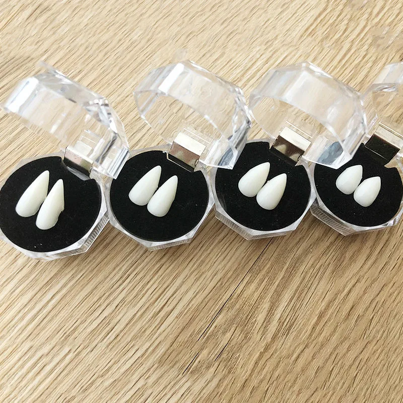 NIce 2024 Hot Selling Halloween Vampire Zombie Denture Spoof Toy Theme Party Denture Fangs Masquerade Props