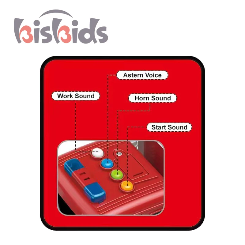 1/16 Mini Children Simulation remote  Fire Truck Light & Sound fire fighting truck Toys  gifts