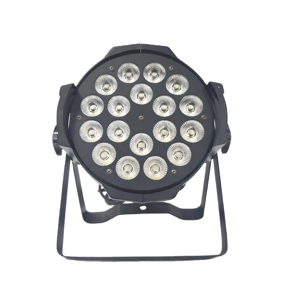 Wedding event dmx 18x10w 15w 18w RGBW RGBWA RGBWA UV 4in1 5in1 6in1 Flat Slim Led Par Can Light