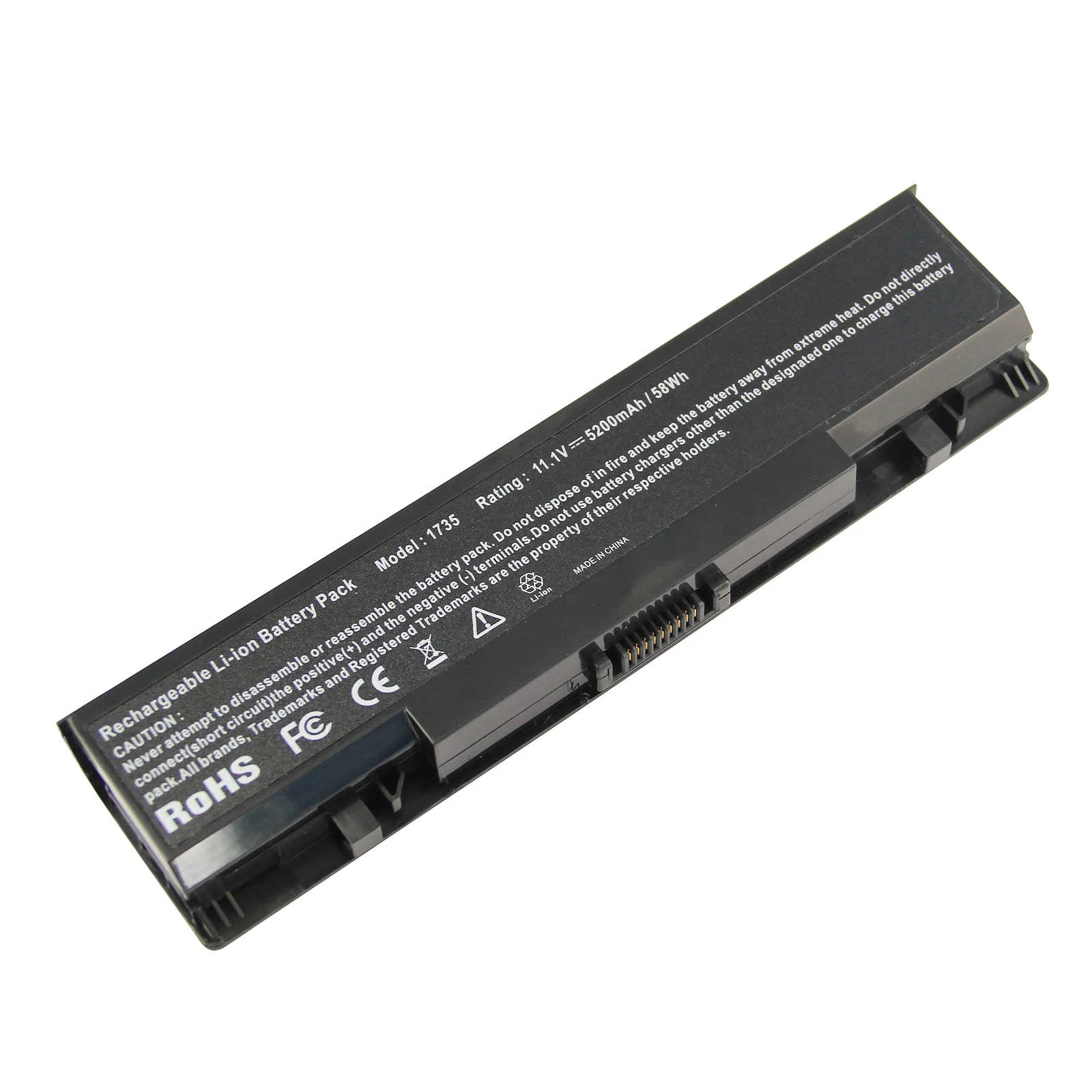 11.1V 5200mAh Laptop Rechargeable battery For Dell Studio 1737 1735 1735n Replacement Battery Notebook