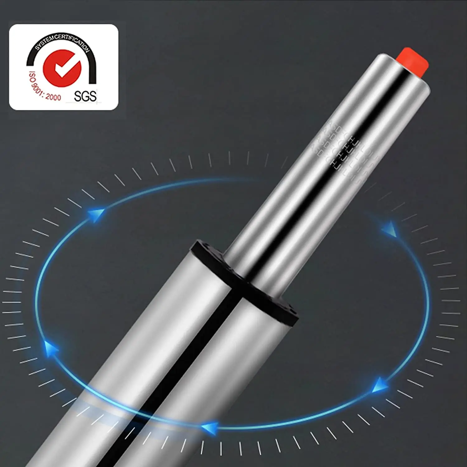 Retro Painting Process Certified Gas Rod High Chair Houndstooth Design for Cafe, Kitchen, Bar and Bistro