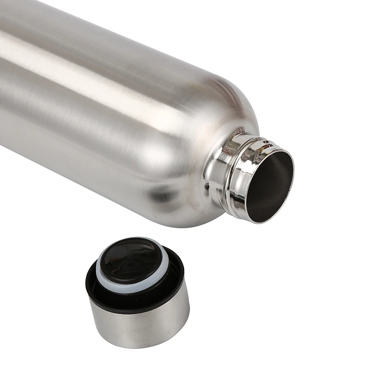 BW-006 Free sample OEM metal 304 18/8 stainless steel hot cold running sport water bottle, High quality custom sports bottles