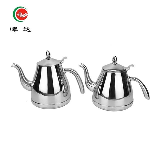 
Stainless Steel Water Kettle Thicken Teapot Coffee Pot & Infuser Strainer Kitchen Water Boiler 