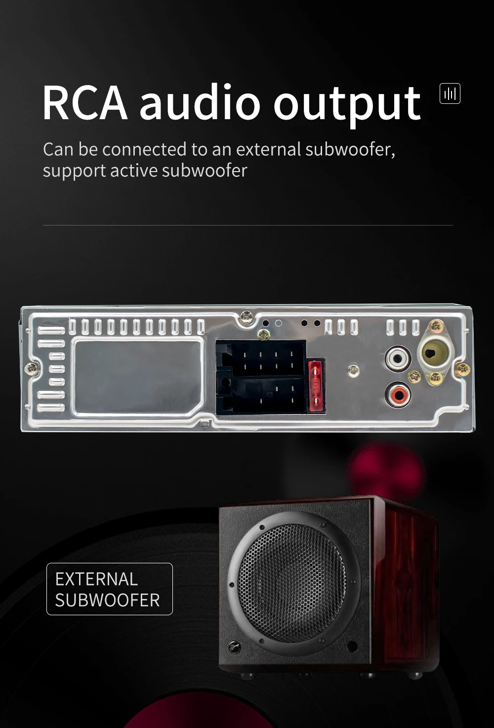 12V 1din Indash Hands-free Call APP Control Radio FM AM Receiver Car MP3 Radio Car DVD Music Playback Voice Assistant M11