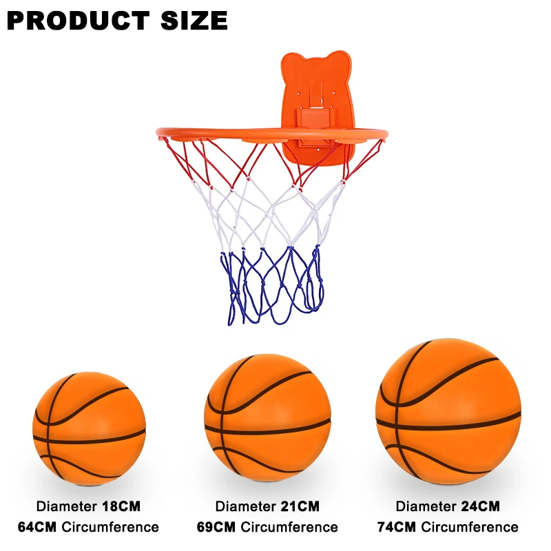 Adult Silent Foam Basketball Silent Basketball 9.4inch Silent Basketball 9.4inch