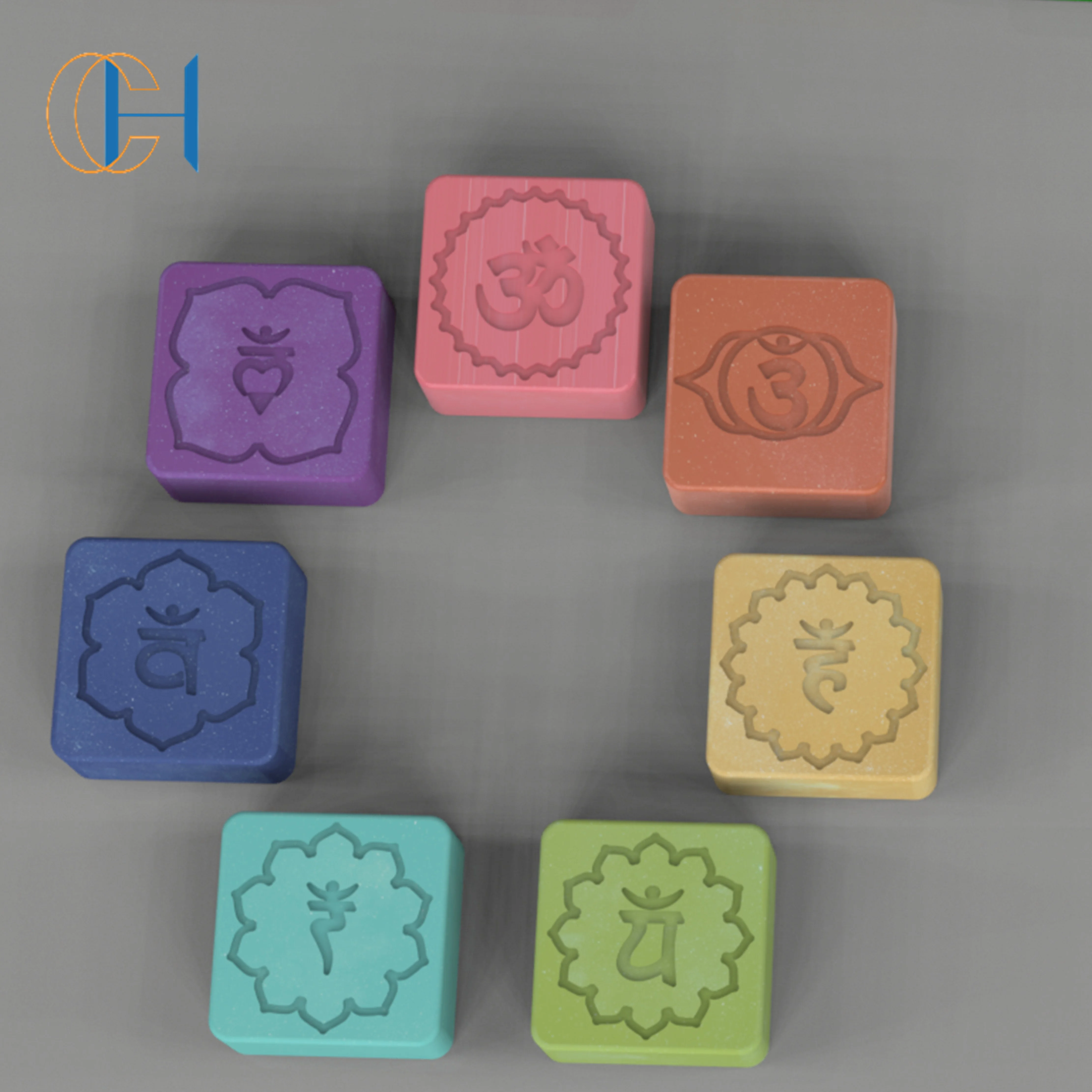 Wholesale Customized unique modeling Nature Soy Wax Melt for Home Decor Colors Scented Cube Wax Melts Candle