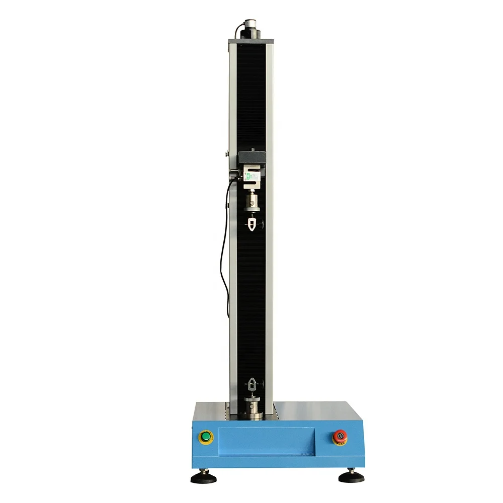 1KN Single Column Computer Control Electromechanical Test Equipment Laboratory Testing Machines With Manual Fixtures