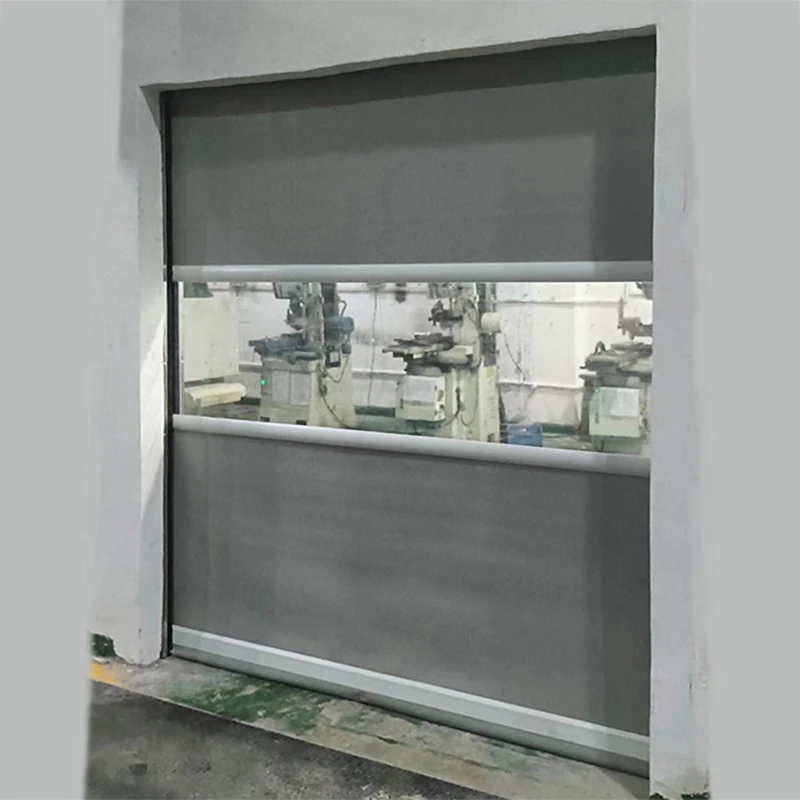 Industrial Outdoor High Speed Automatic Roller Shutter Folding Fast Action Rapid Rolling Door for Factory