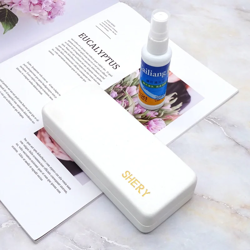 2021 Wholesale Custom Logo Luxury White Eyeglasses Box Pouch Bag Sunglasses Packaging Set Hard Sunglass Case