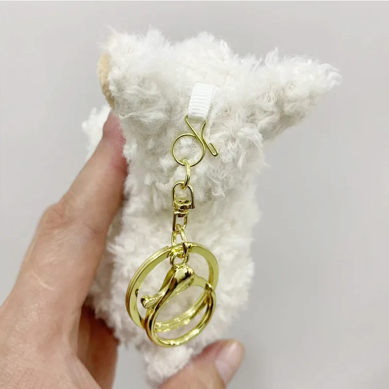 West Highland Puppy Doll Plush Pendant Car Decoration Small Doll Bag Hanging Decoration Grab Machine Doll Wholesale