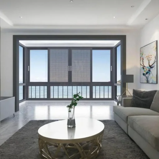 Sound insulation casement Sliding Window thermal break aluminum windows living room Sliding Window