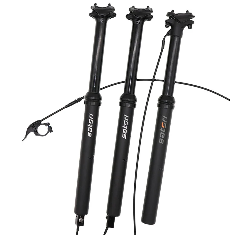 SATORI MTB Hydraulic Seatpost Adjustable Height 150 125 mm air  Internal External Cable Routing 30.9 31.6mm