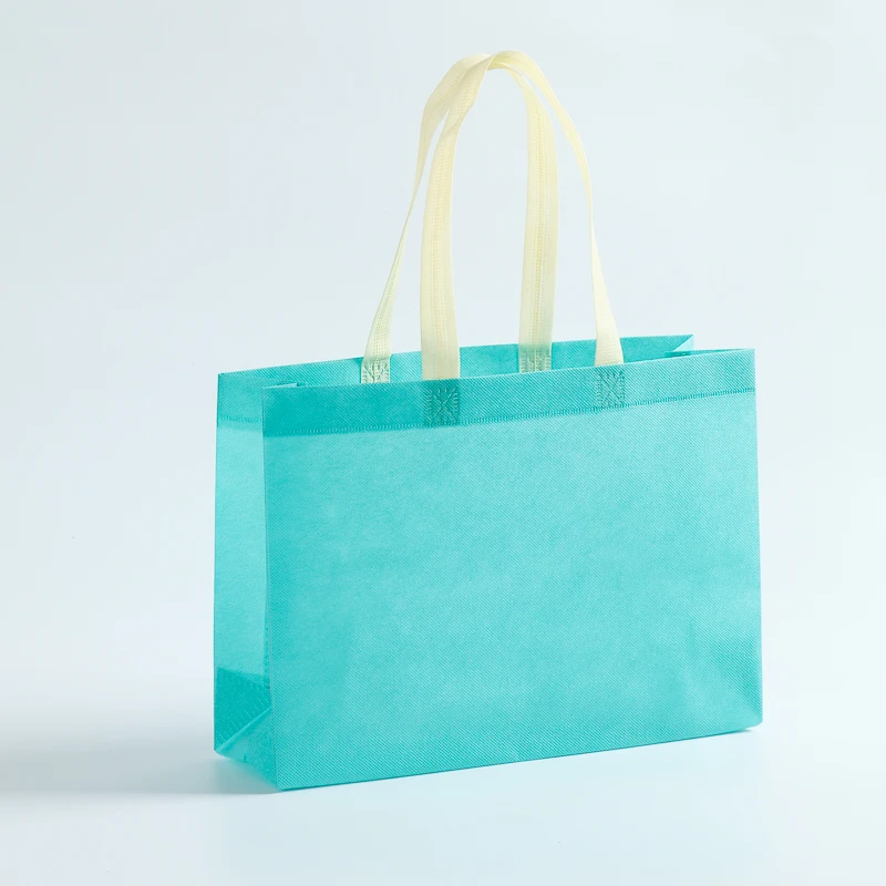 Wholesale cheap promotion colorful logo printed custom size non woven bags shopping tote non woven bags with custom printed logo