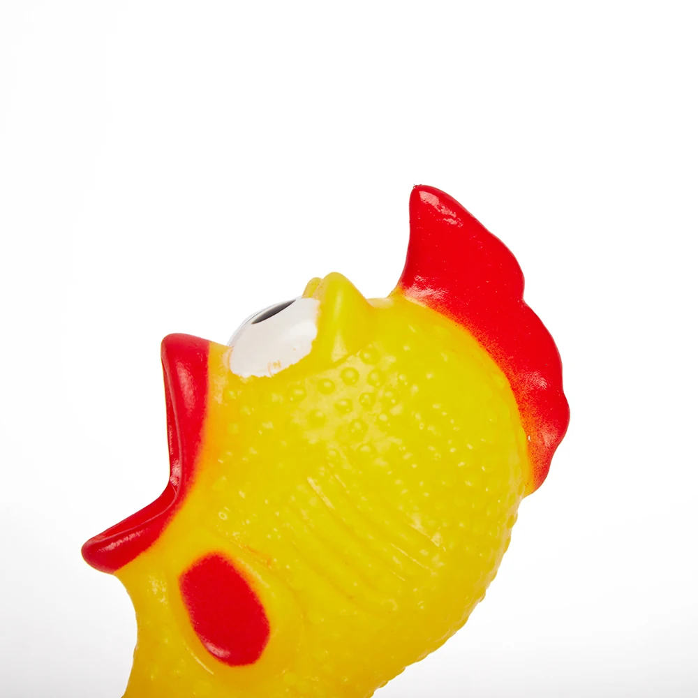 Hot sells Squeaky vinyl dog toy chicken quality dog vinyl toys custom