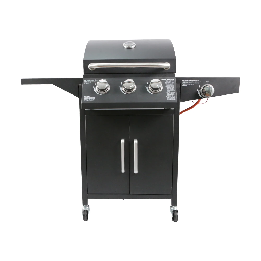 Commercial 4 burner  barbeque restaurant equipment bbq gas barbecue grill