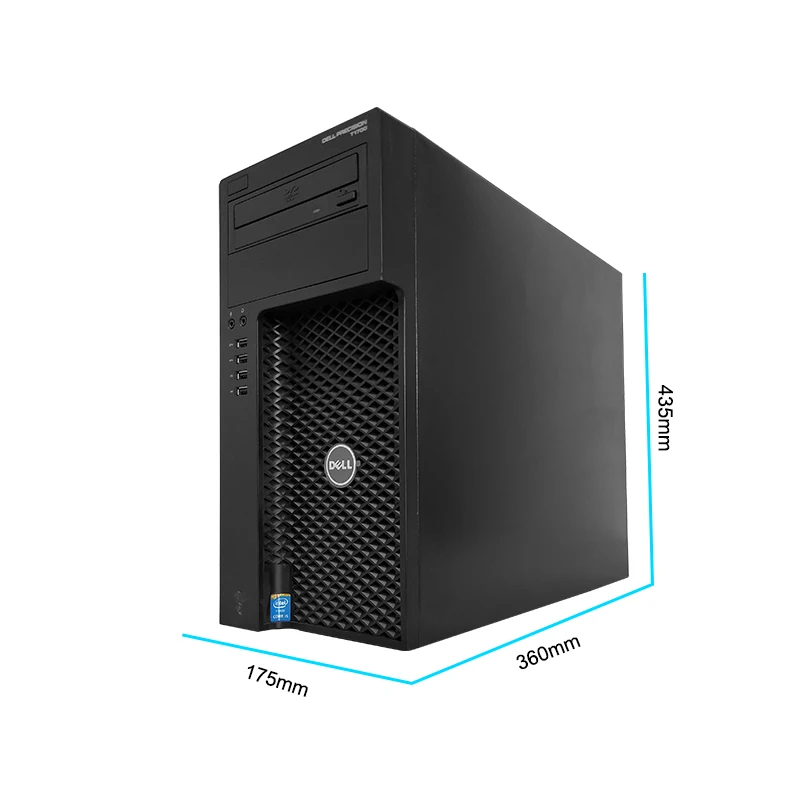 Used Workstatonns for Dell T1700 Desktop Workstation Xeon Tower Workstation with Maximum Memory Capacity 32GB