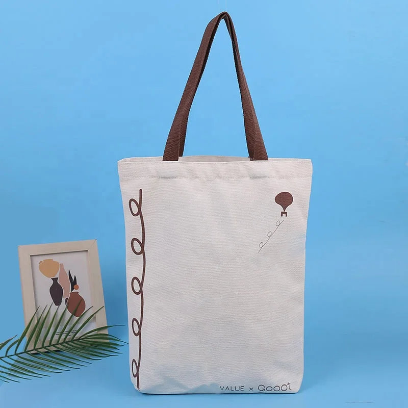 Factory Direct Sales Canvas Pouches Custom With Rope Handle Bag Shopping Custom Tote Bag