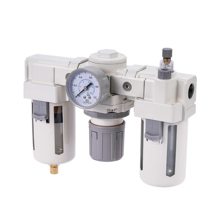 Aluminum Alloy Pneumatic Air Filter Combination Unit FRL Pneumatic Combination SMC AC4000-04