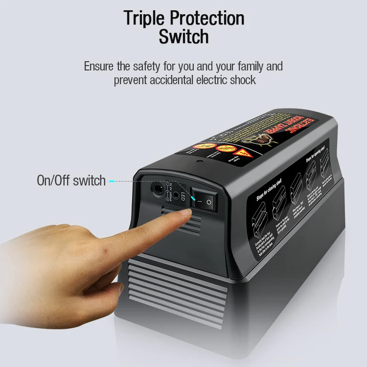 Smart Devices 5 times 7000V shock to kill rats Home Rats Killer pest product