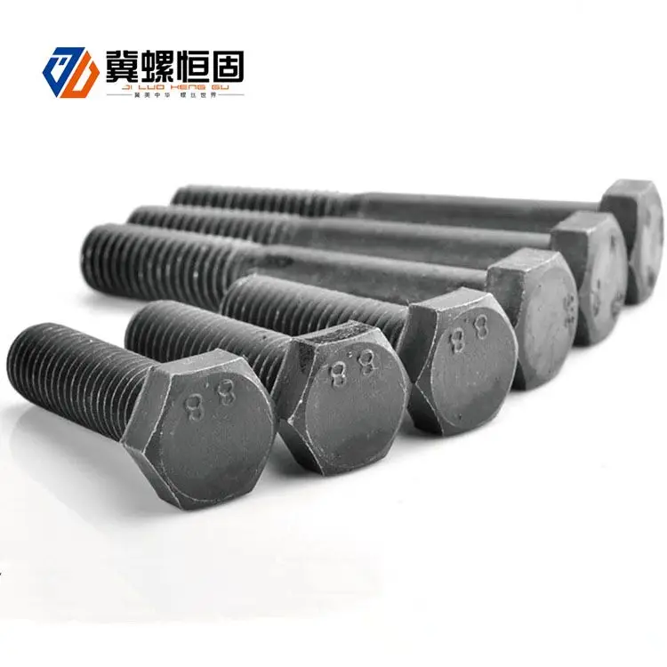 ASTM DIN933 Grade 8.8 DIN961 half thread M8 Hex Bolts