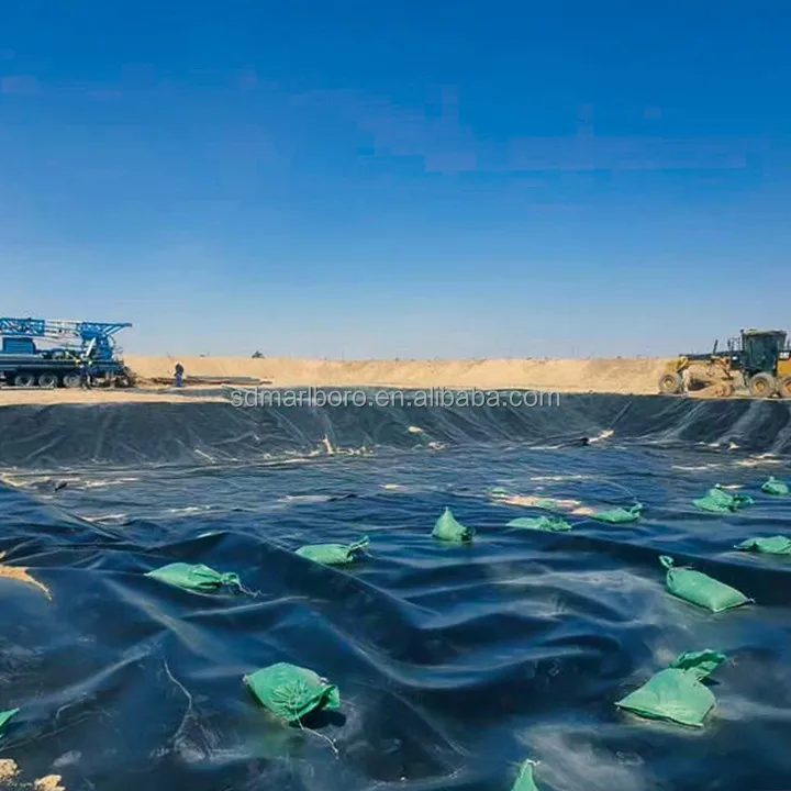 SDM   factory production wholesale Smooth Geomembrane 0.5mm 1.0mm 1.5mm 2.0mm