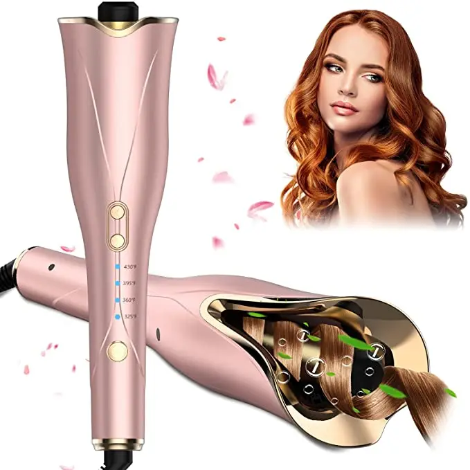 2021 Professional Automatic Rotating Curling Iron Ceramic Wave Hair Curler Fast Springs For Curling Iron