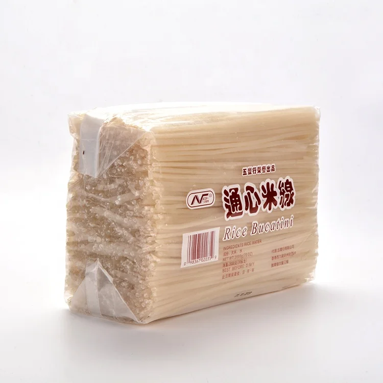 
Long Tubular Shape Rice Spaghetti 